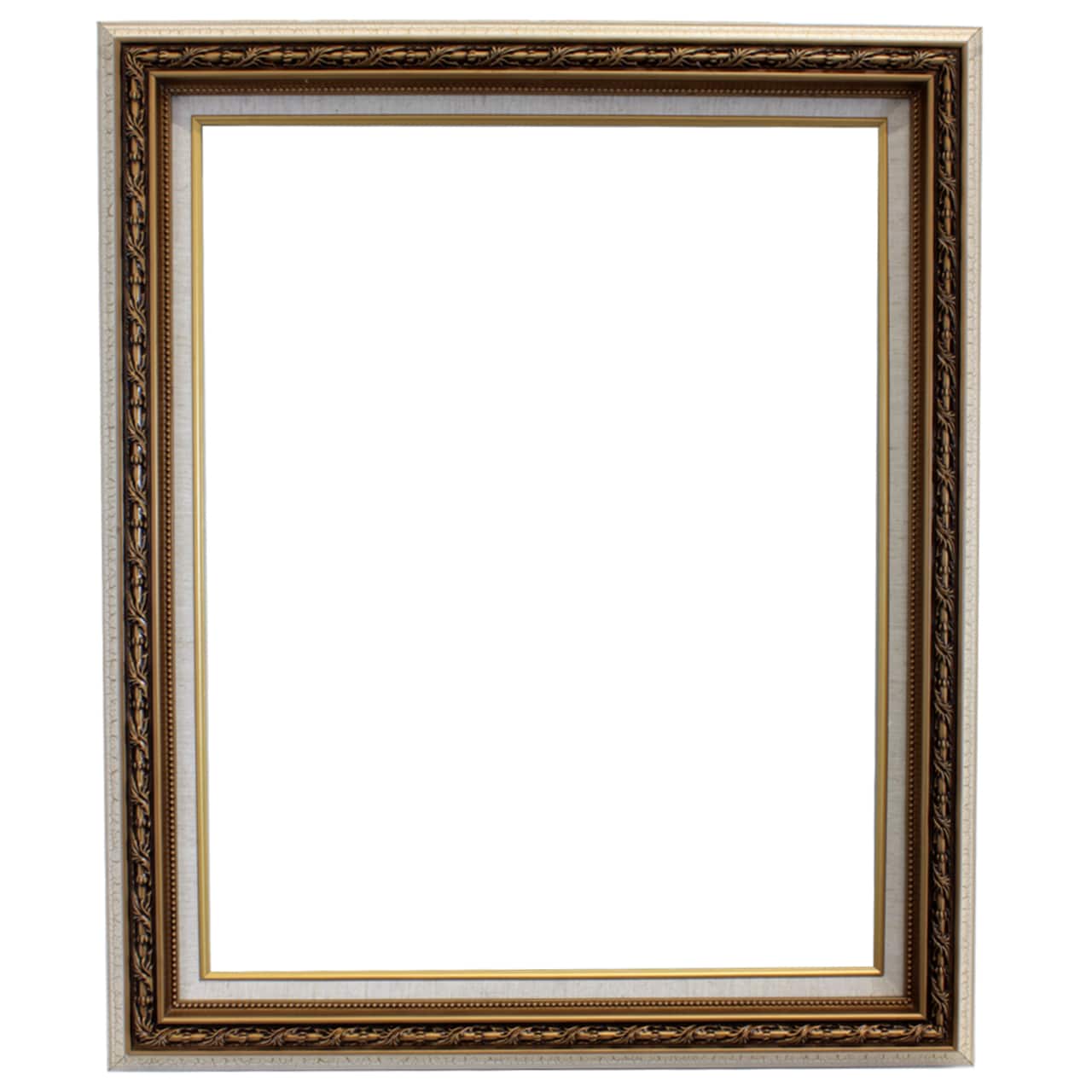 16" x 20" White Crackle Open Back Frame by Studio Décor®